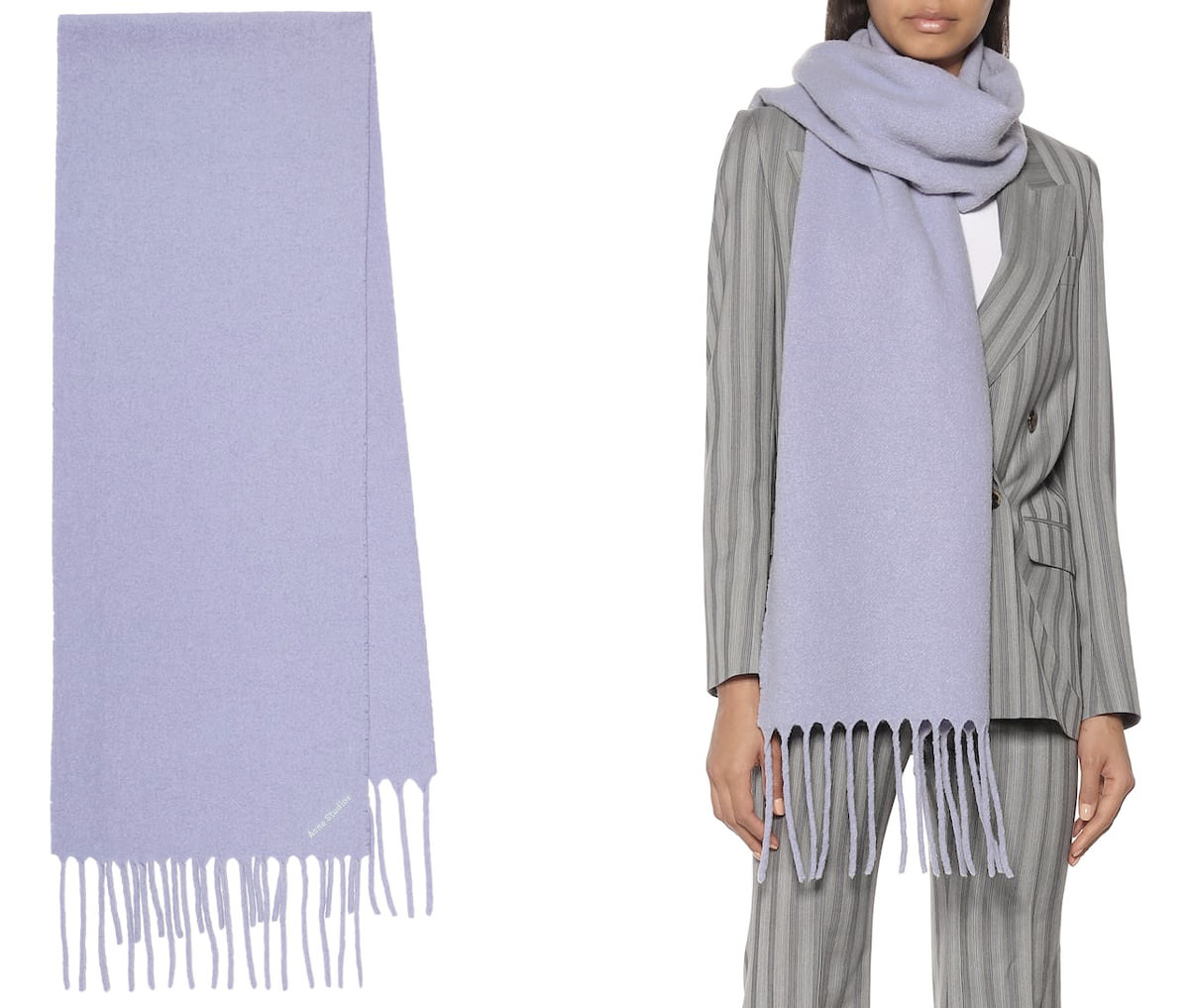  Acne Studios Wool-blend scarf 