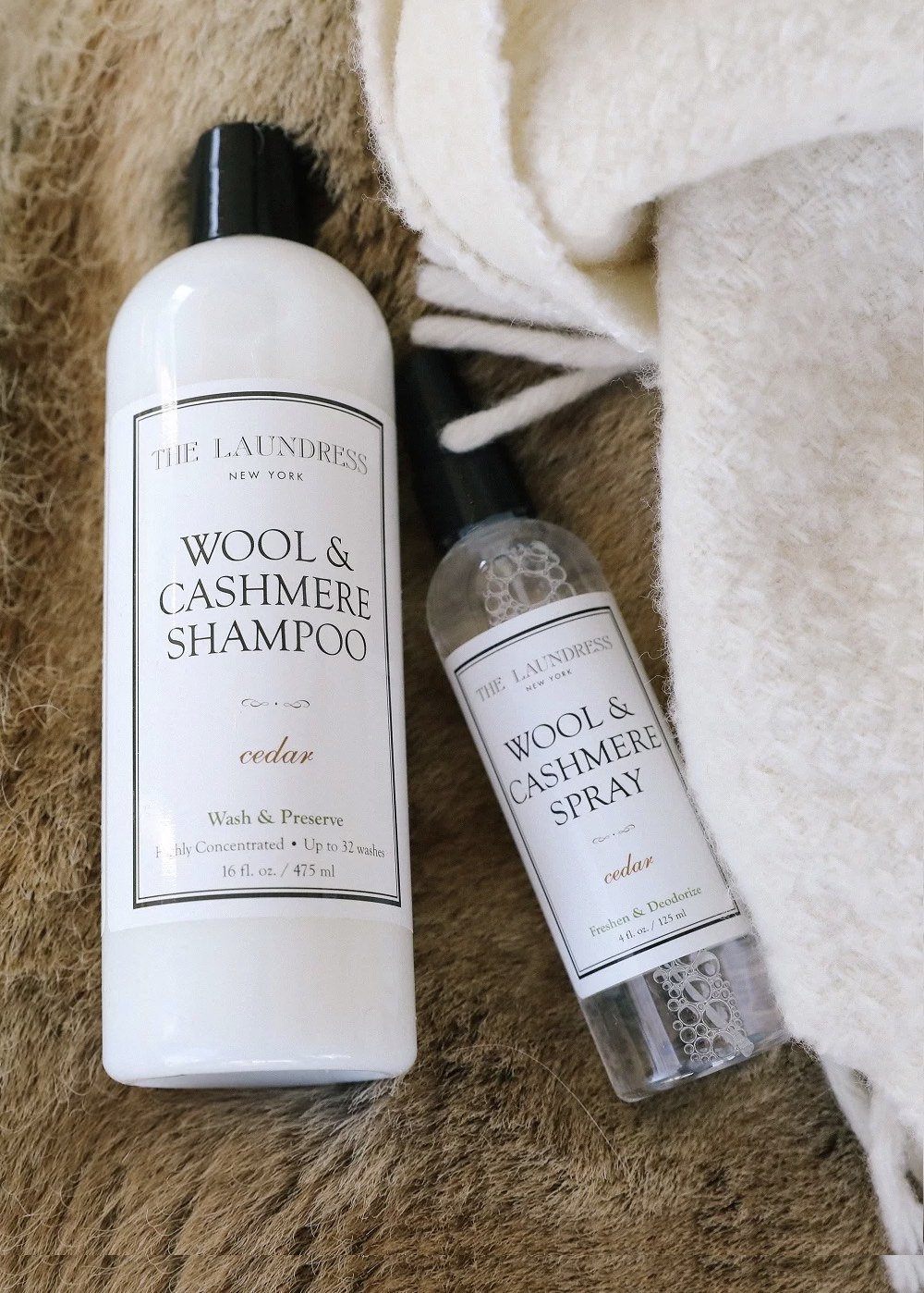 Wool & Cashmere Shampoo and Spray Duo