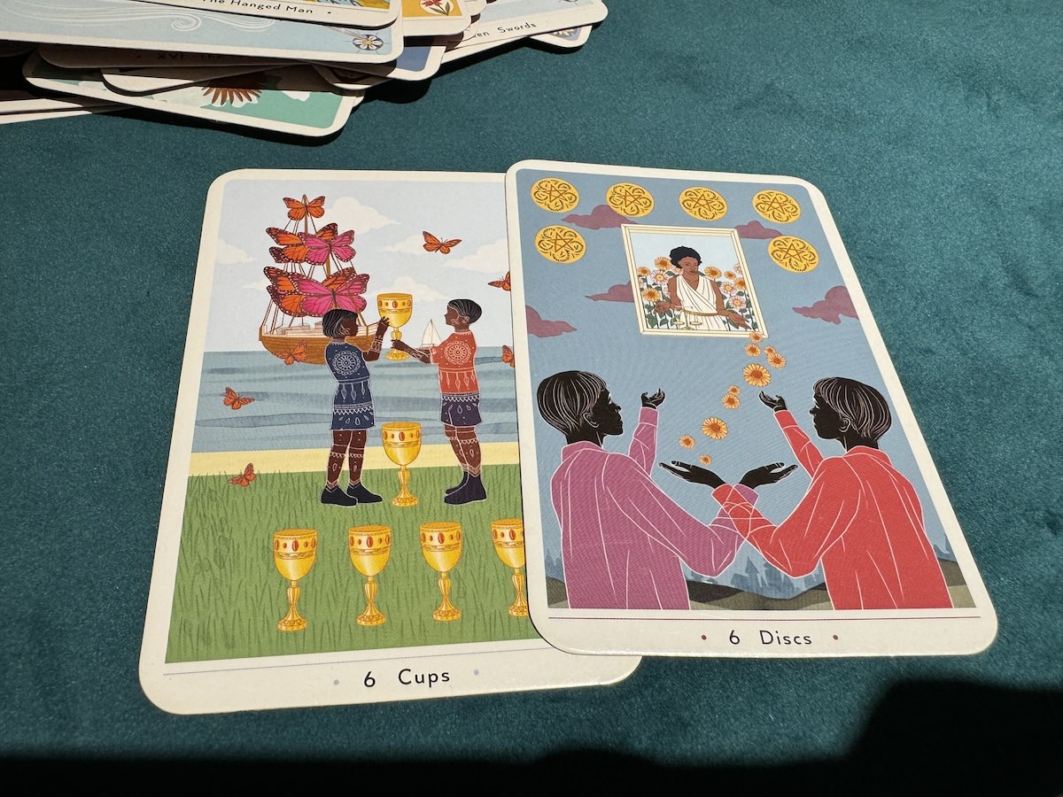 ✦ 塔羅筆記：Six of Pentacles【金幣6 / 錢幣6 / 五角星6】有條件的給予、衡量後的支持