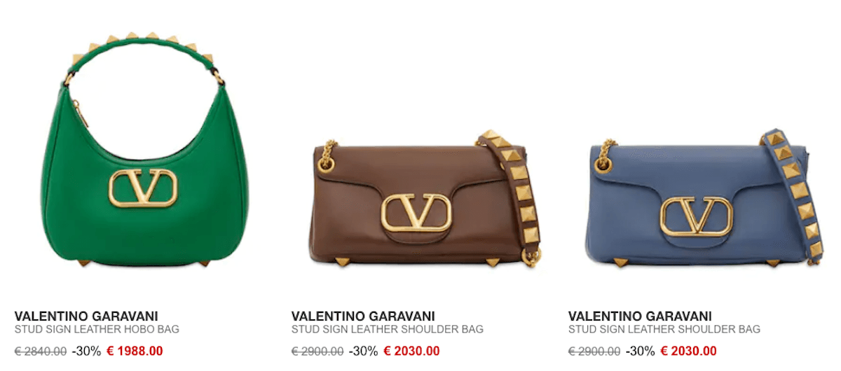 Screenshot 2022 12 16 at 18 28 09 Sale Womens Bags Valentino Garavani Luisaviaroma
