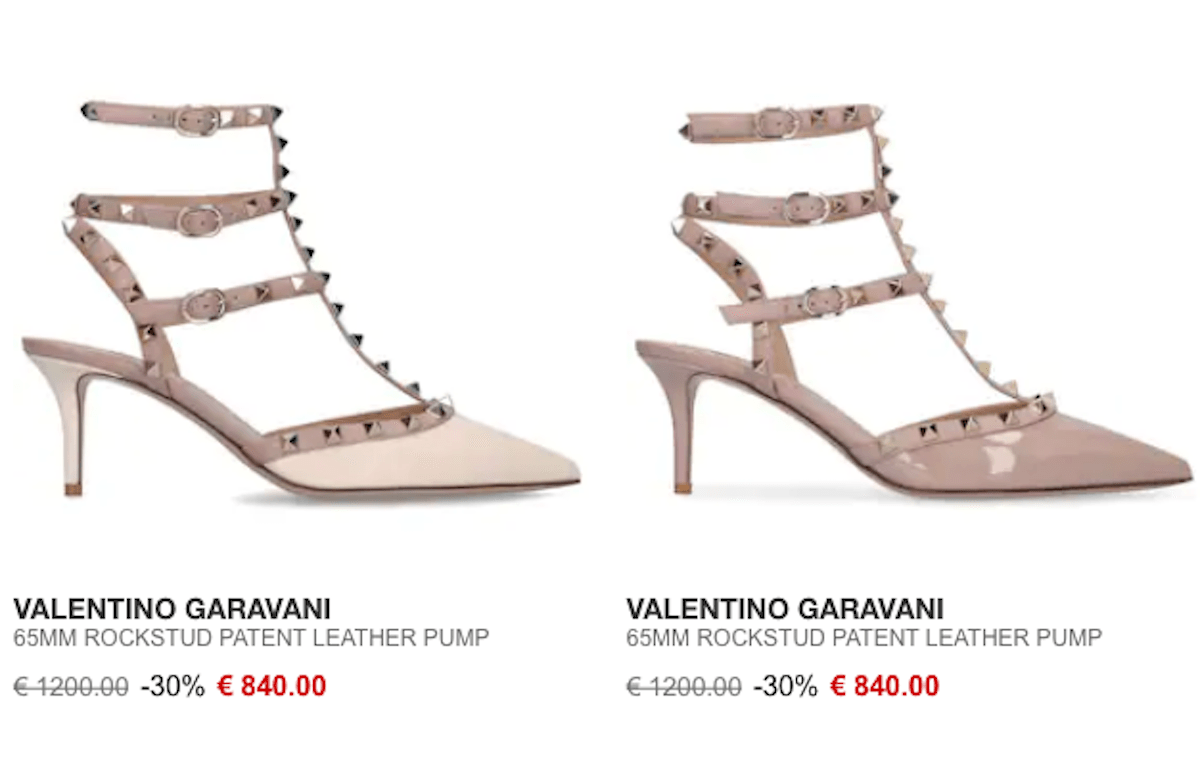 Screenshot 2022 12 16 at 18 31 00 Sale Womens Shoes Valentino Garavani Luisaviaroma