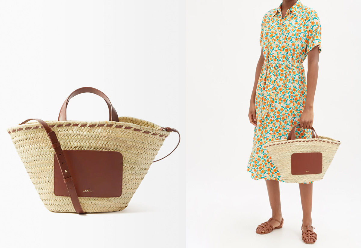 Matchesfashion APAC Sale低至3折，A.P.C.草編包折扣中