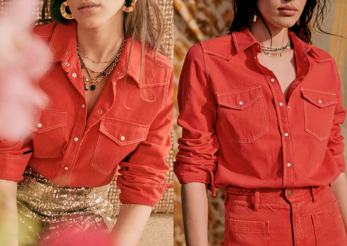 red shirts sezane 未命名 1