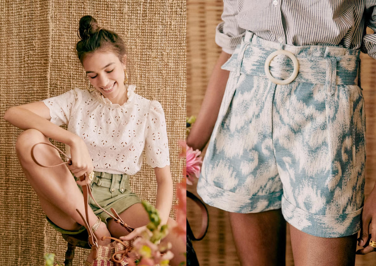 Sezane Lise Jumper春天穿搭🌹超溫柔粉嫩感花卉針織衫實穿