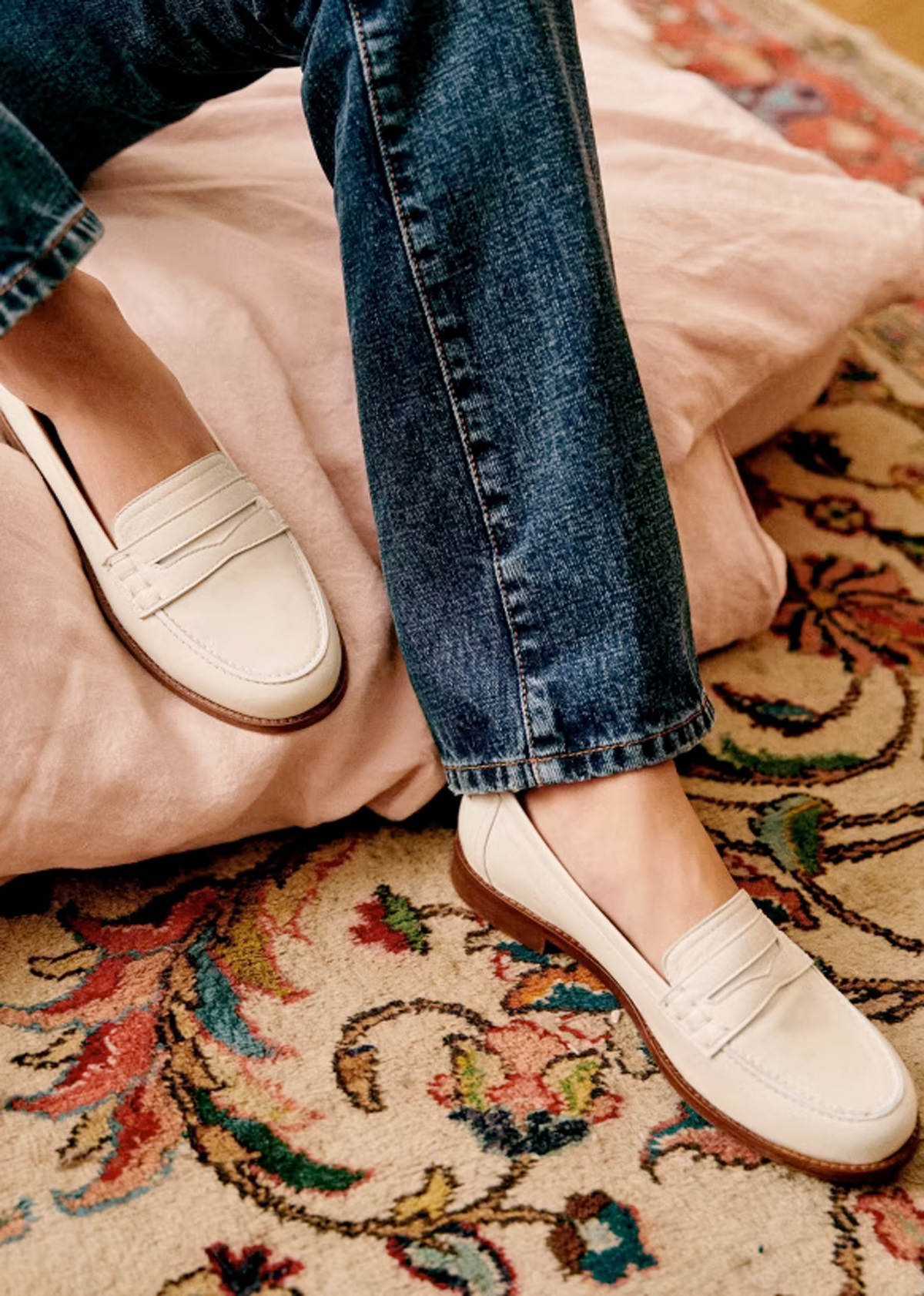 Sezane Lise Jumper春天穿搭🌹超溫柔粉嫩感花卉針織衫實穿