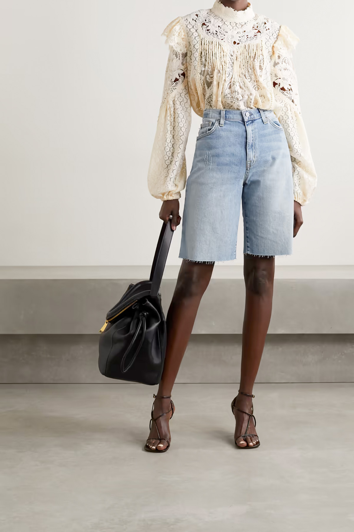 Net-a-porter年中大促，低至5折！Agolde牛仔短褲、Loewe草帽、ZIMMERMANN、Self-portrait洋裝5折囉～